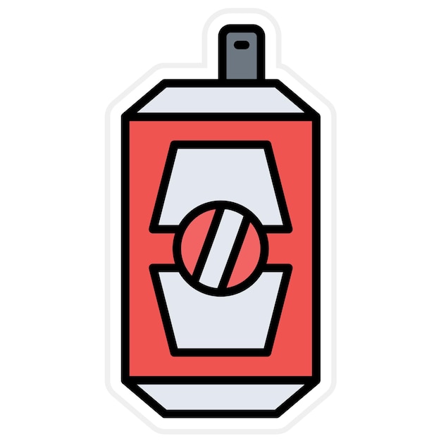 Imagen vectorial del icono de la bebida gaseosa Se puede usar para viajes