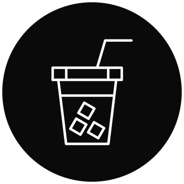 Imagen vectorial de icono de bebida Se puede usar para fiestas y celebraciones