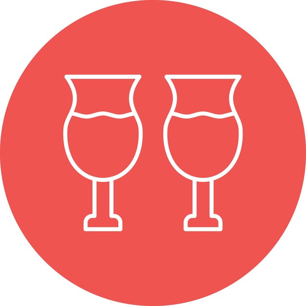 Imagen vectorial del icono de la bebida de verano Se puede usar para el verano