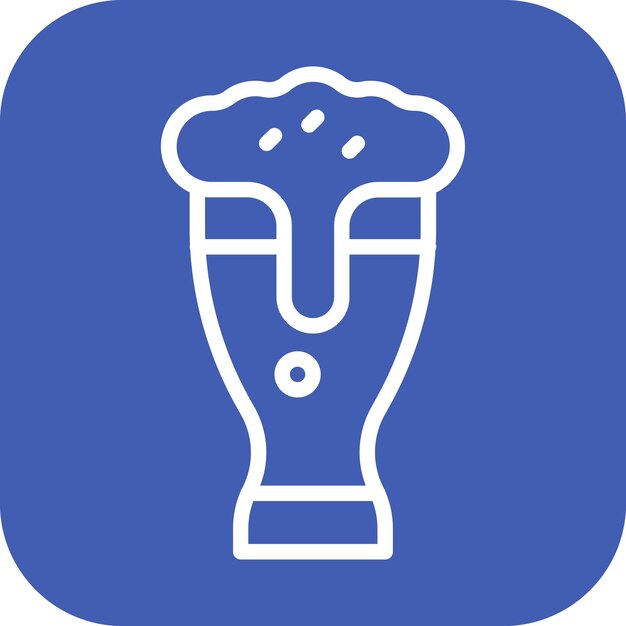Imagen vectorial del icono de las bebidas Se puede utilizar para el supermercado