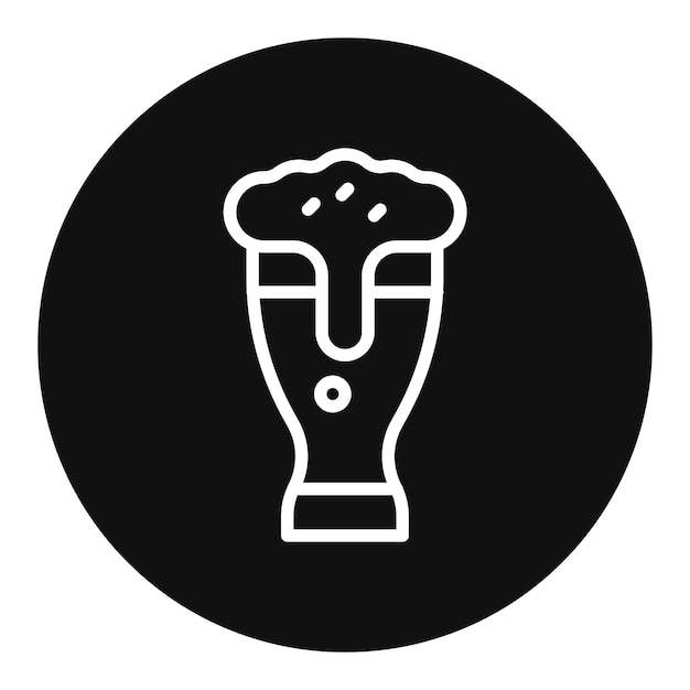 Imagen vectorial del icono de las bebidas Se puede utilizar para el supermercado