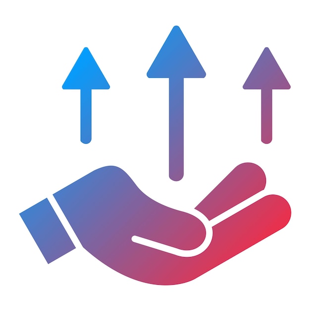 Imagen vectorial del icono de beneficio Se puede utilizar para la redacción