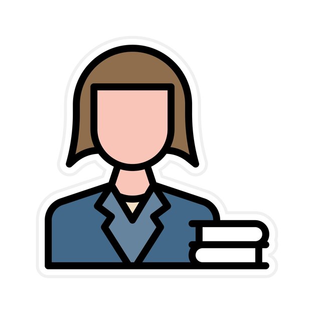 La imagen vectorial del icono de la biblioteca se puede utilizar para la diversidad