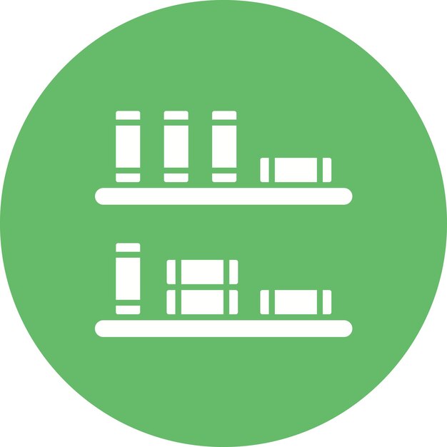 La imagen vectorial del icono de la biblioteca se puede utilizar para la Universidad
