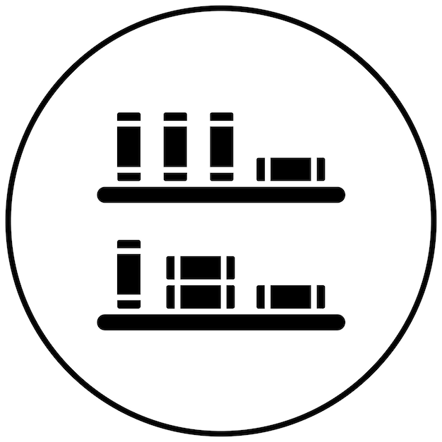 La imagen vectorial del icono de la biblioteca se puede utilizar para la Universidad