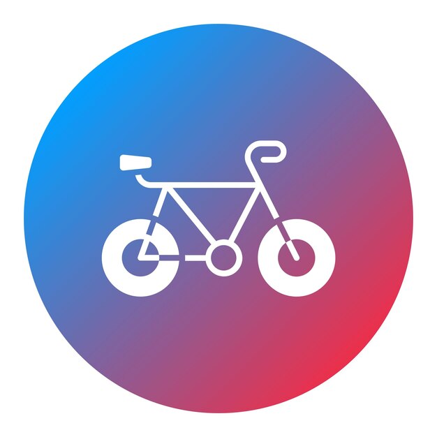 Imagen vectorial del icono de la bicicleta Se puede usar para el Día del Padre