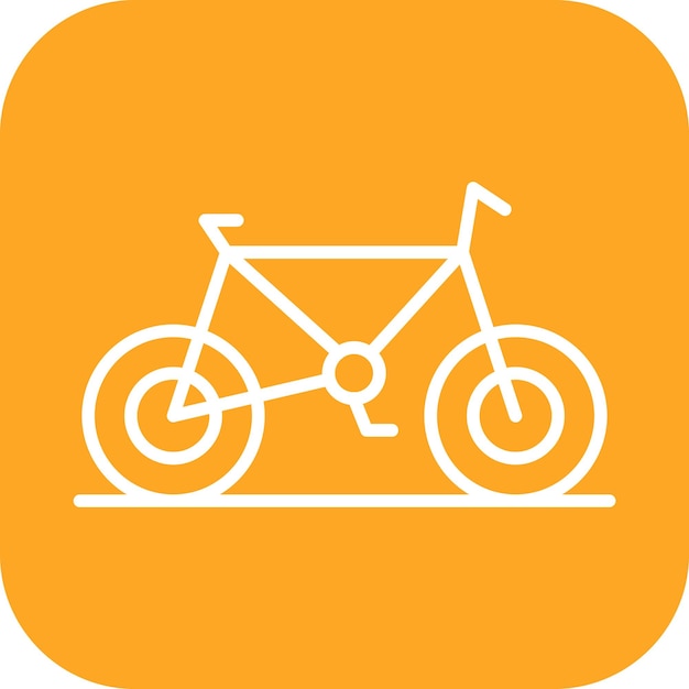 Imagen vectorial del icono de la bicicleta Se puede usar para el Día de la Tierra