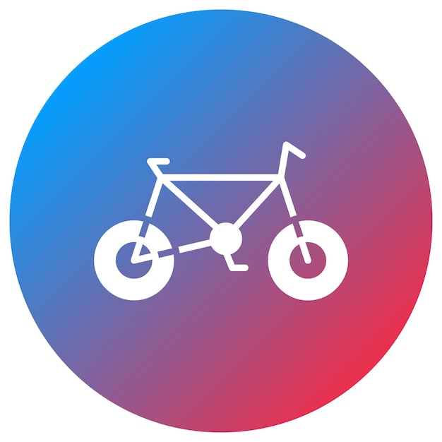 Imagen vectorial del icono de la bicicleta Se puede usar para el Día de la Tierra