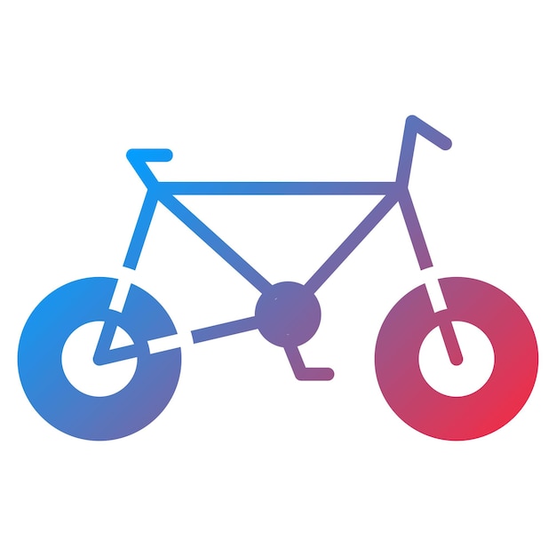 Imagen vectorial del icono de la bicicleta Se puede usar para el Día de la Tierra