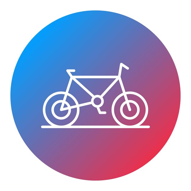 Imagen vectorial del icono de la bicicleta Se puede usar para el Día de la Tierra