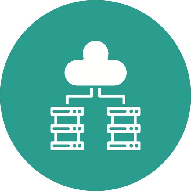 Imagen vectorial de icono de Big Data Se puede usar para codificación y desarrollo