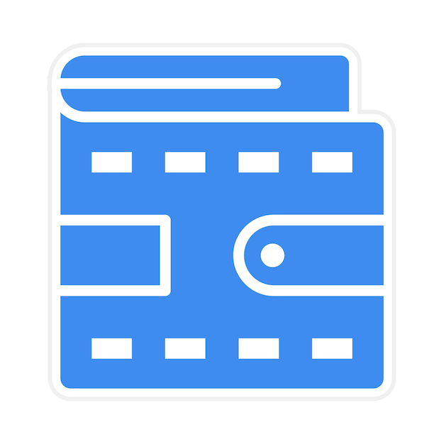 Imagen vectorial del icono de la billetera Se puede utilizar para la tienda en línea
