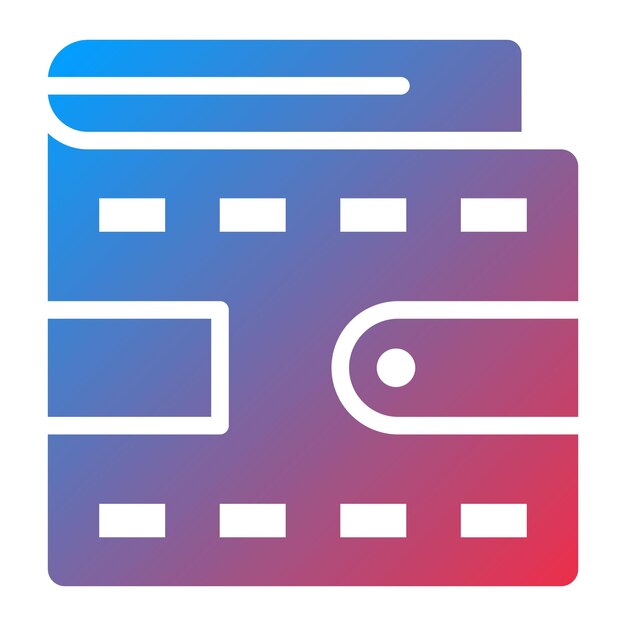 Imagen vectorial del icono de la billetera Se puede utilizar para la tienda en línea