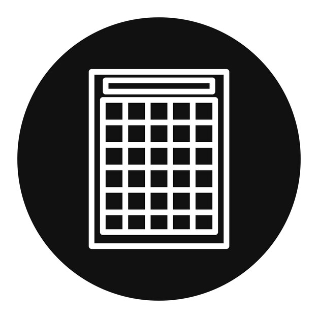Imagen vectorial de icono de bingo Se puede usar para Casino