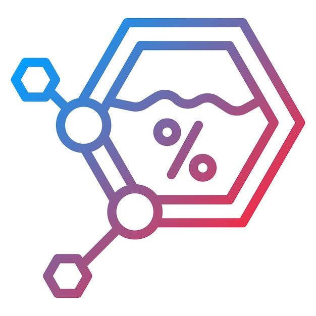 Vector imagen vectorial del icono de biodisponibilidad se puede utilizar para el aceite de cbd