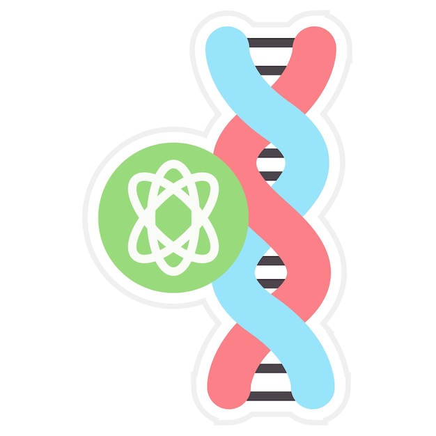 Imagen vectorial de icono de biotecnología Puede utilizarse para la bioingeniería