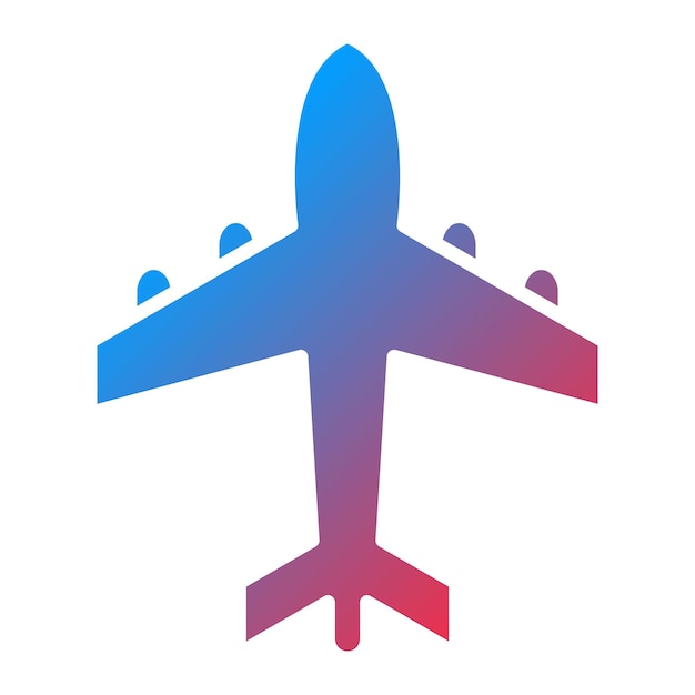Imagen vectorial del icono del biplano Se puede utilizar para la aviación