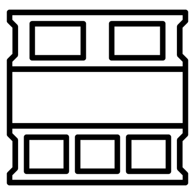 Imagen vectorial del icono del bloque de hormigón Se puede utilizar para vehículos de construcción