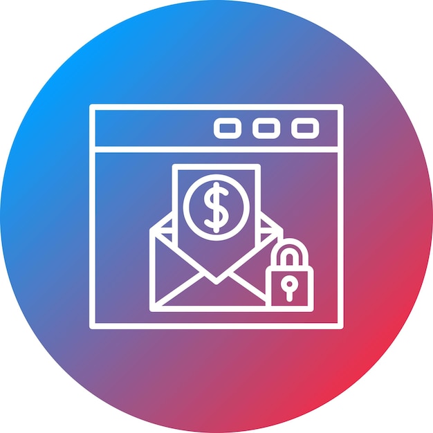 Imagen vectorial de icono bloqueada Se puede utilizar para SEO y SEM