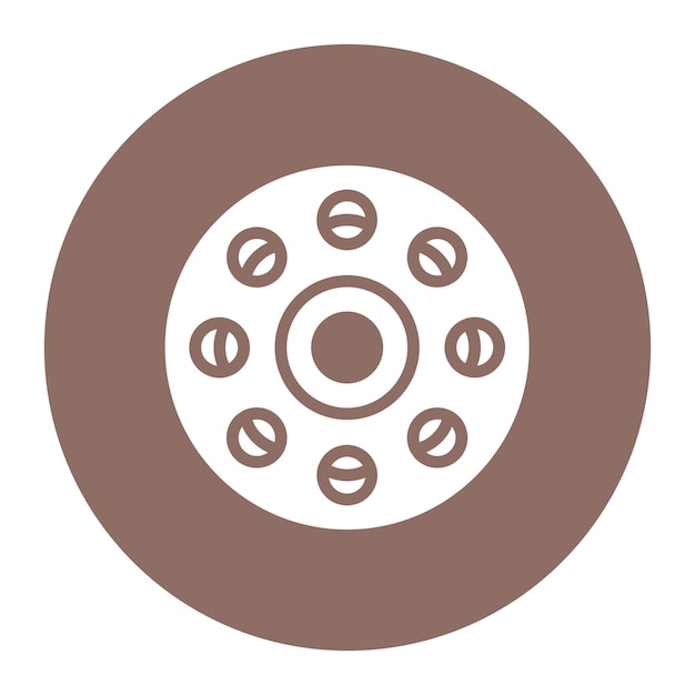 Imagen vectorial de icono de Bobbin Se puede usar para Art and Craft Supplies