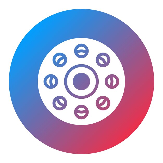 Imagen vectorial de icono de Bobbin Se puede usar para Art and Craft Supplies
