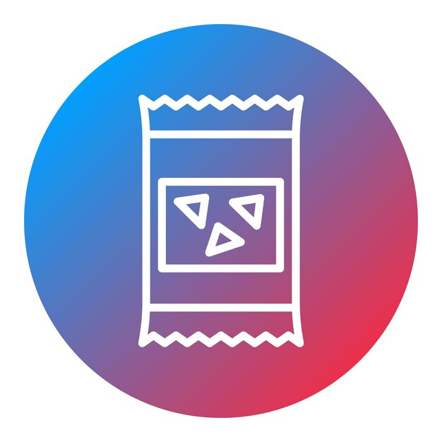 Imagen vectorial del icono de los bocadillos Se puede usar para el espacio de coworking