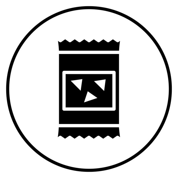 Imagen vectorial del icono de los bocadillos Se puede usar para el espacio de coworking