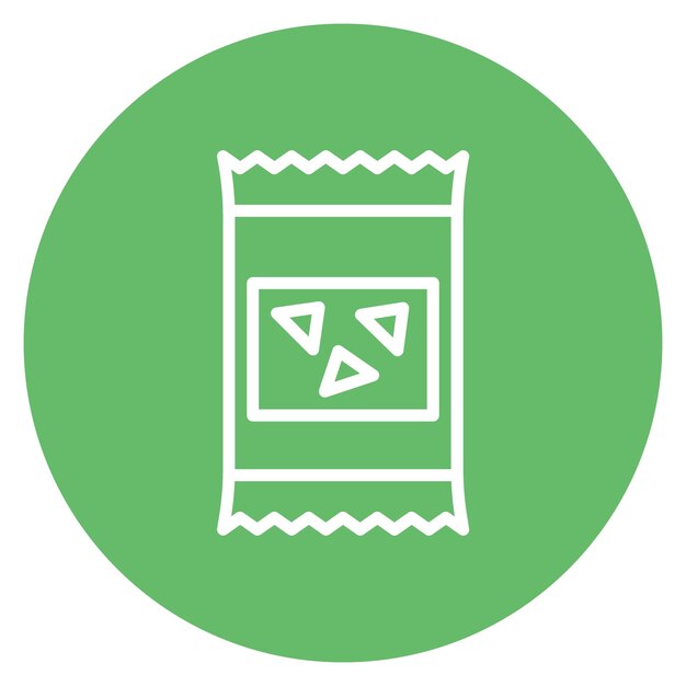 Imagen vectorial del icono de los bocadillos Se puede usar para el espacio de coworking