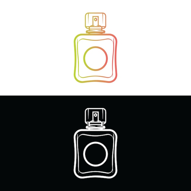 Imagen vectorial del icono del boceto del perfume dibujado a mano Ilustración del símbolo del perfume
