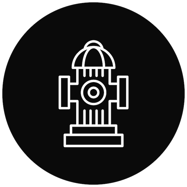 Imagen vectorial del icono de la bocina de incendios Se puede utilizar para los servicios de emergencia