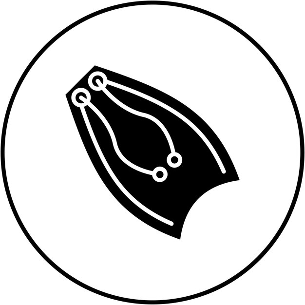 Imagen vectorial de icono de bodyboard se puede usar para deportes acuáticos