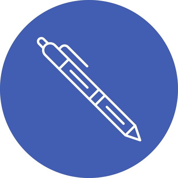 Imagen vectorial del icono del bolígrafo Puede utilizarse para las herramientas