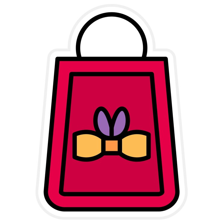 Vector imagen vectorial del icono de la bolsa de compras se puede utilizar para compras y comercio electrónico