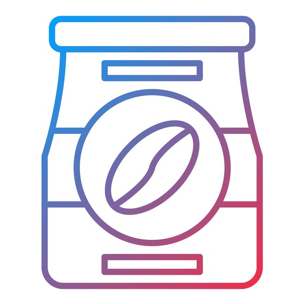 Imagen vectorial del icono de la bolsa de frijoles Se puede usar para Comfort
