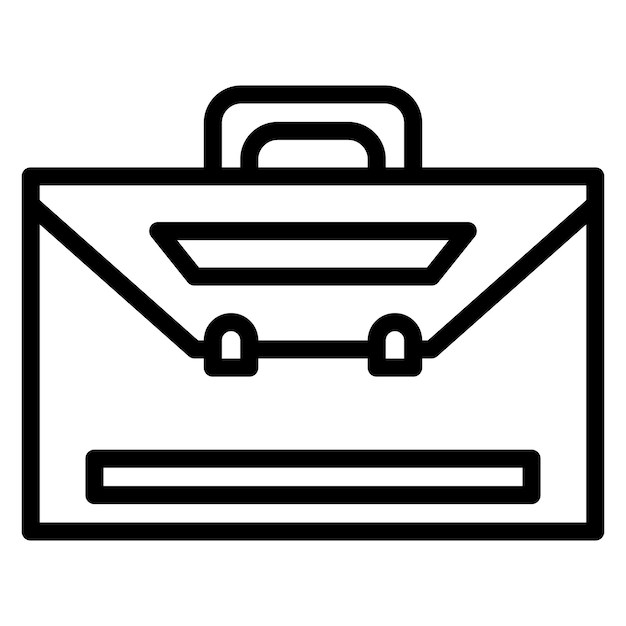 Imagen vectorial del icono de la bolsa Se puede usar para imprimir