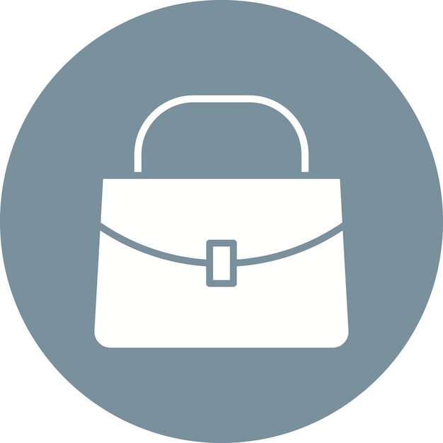Imagen vectorial del icono del bolso de mano Se puede usar para Mall