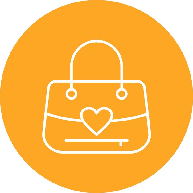 Imagen vectorial del icono del bolso de mano Se puede usar para Spa
