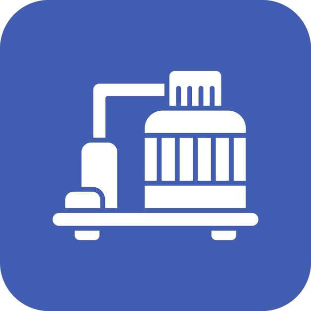 Imagen vectorial del icono de la bomba de molienda Se puede utilizar para la fontanería