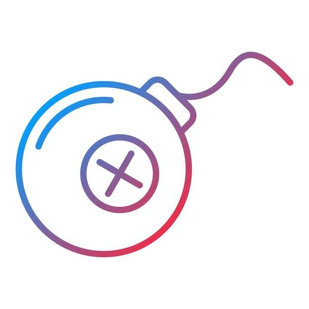 Imagen vectorial del icono de la bomba pirata Se puede usar para Pirata
