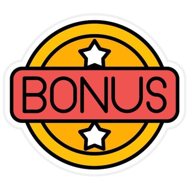 La imagen vectorial del icono de bonificación se puede utilizar para las ventas