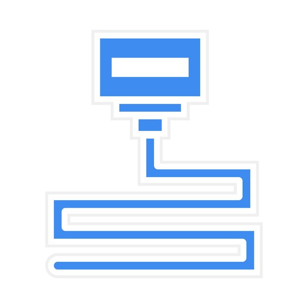Imagen vectorial del icono de la boquilla Puede utilizarse para la fabricación aditiva