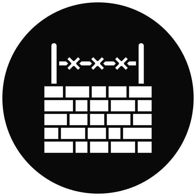 Imagen vectorial del icono del borde Se puede usar para la diplomacia