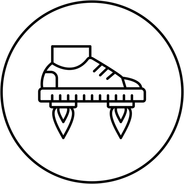 La imagen vectorial del icono de las botas voladoras se puede usar para The Future