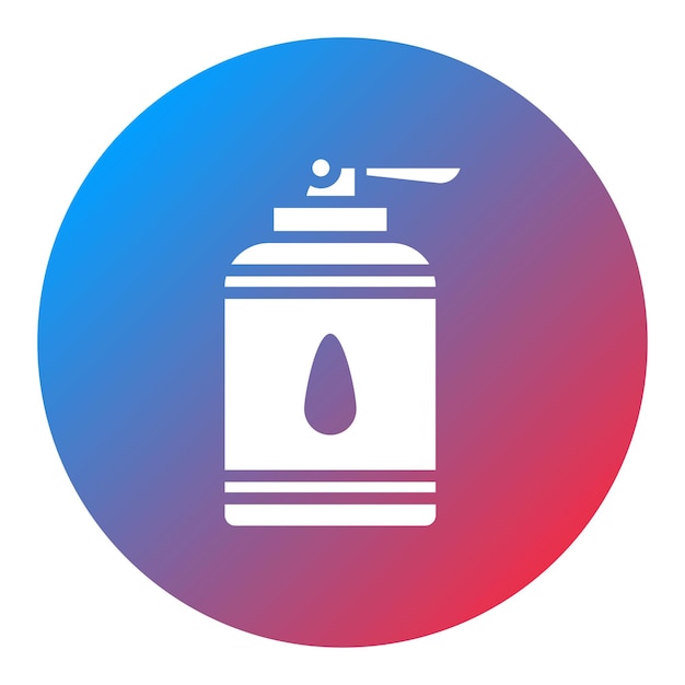 La imagen vectorial del icono de la botella de lavado se puede utilizar para la ciencia