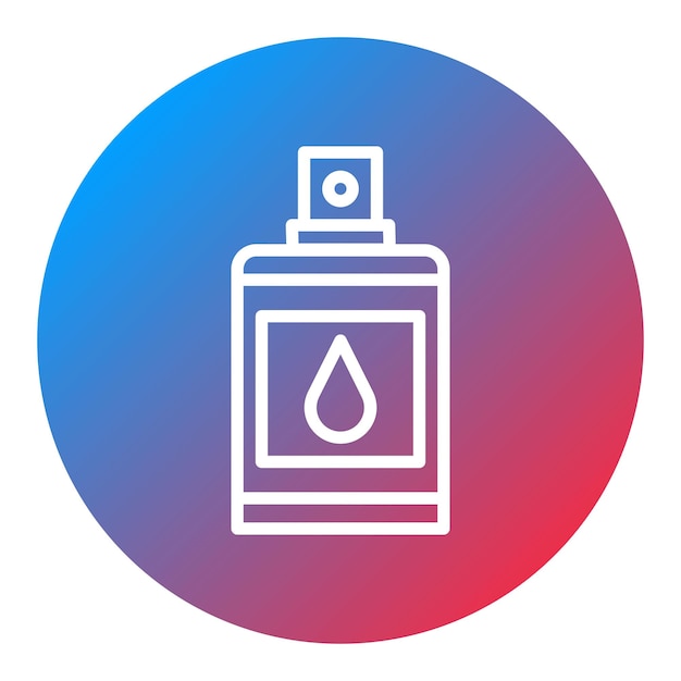 Imagen vectorial del icono de la botella Se puede utilizar para la cosmetología