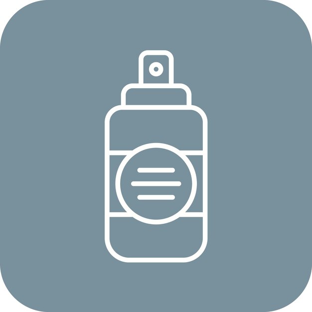 Imagen vectorial del icono de la botella de pulverización Se puede utilizar para la jardinería