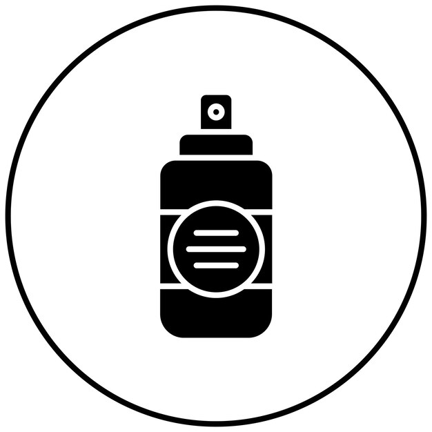 Imagen vectorial del icono de la botella de pulverización Se puede utilizar para la jardinería