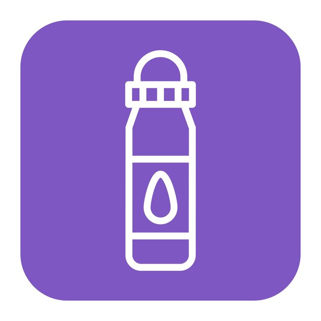 La imagen vectorial del icono de la botella de reactivo se puede utilizar para la ciencia