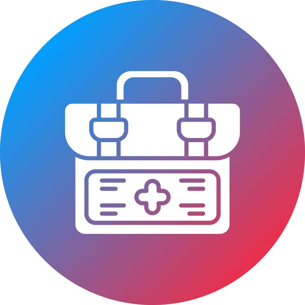 Imagen vectorial del icono del botiquín de primeros auxilios Se puede usar para donaciones