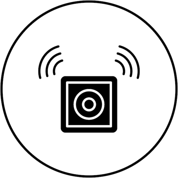 Imagen vectorial del icono del botón de emergencia Se puede utilizar para los servicios de emergencia